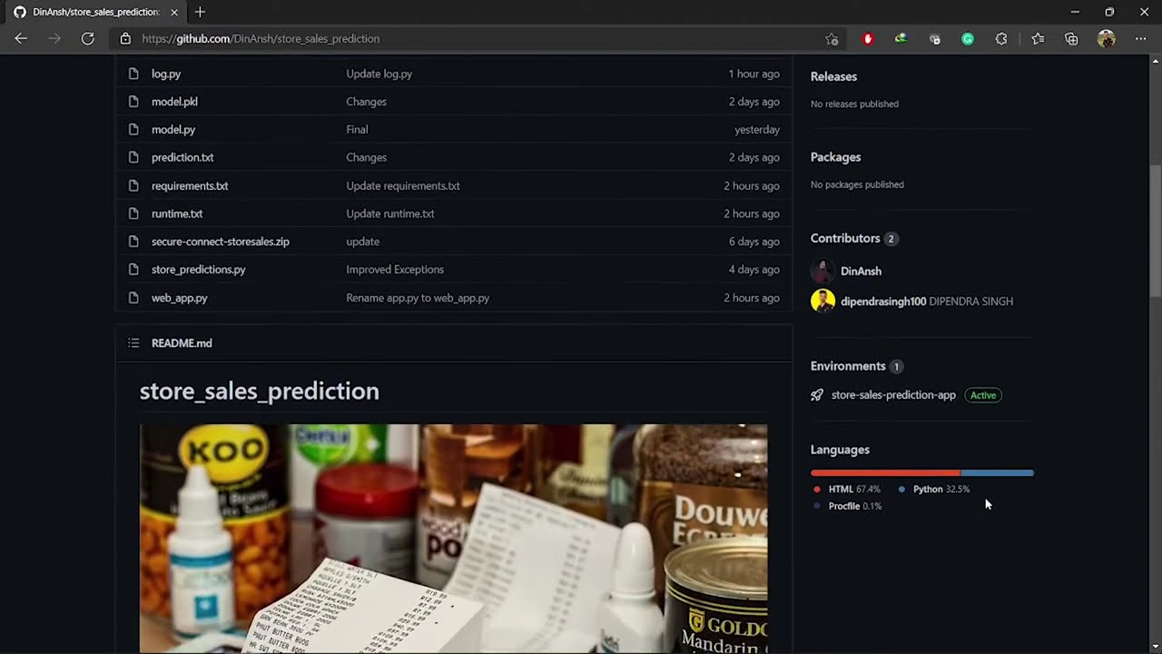 Store Sales Prediction || Regression-based Machine Learning Model || Dipendra Singh & DinAnsh