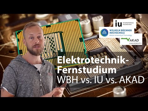 Distance learning in electrical engineering: I compare IU vs. AKAD vs. WBH - Bachelor of Engineering