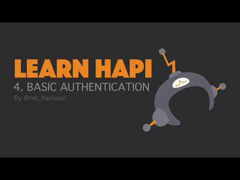 Learn Hapi 4 Basic Authentication