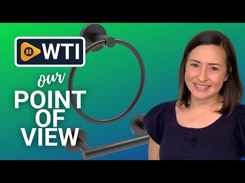 Matte black towel ring and toilet paper holder - WTI product video review