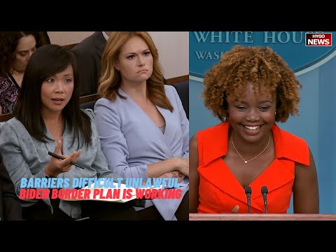 KJP: barriers difficult to arrest unlawful individuals; Biden's Border 'Plan' Is 'Working'