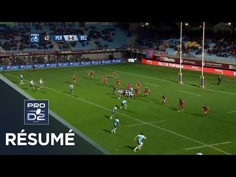 PRO D2 - Résumé Perpignan-Béziers: 22-23 - J18 - Saison 2017/2018