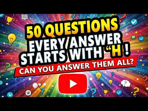 50 Extremely Difficult General Knowledge Questions - Trivia Quiz