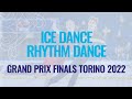 Ice Dance Rhythm Dance Torino 2022 GPFigure