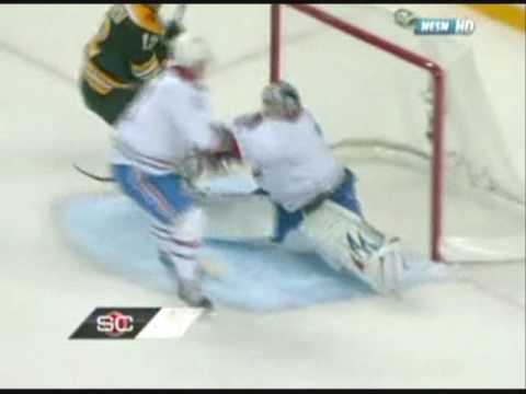 Georges Laraque Destroys Milan Lucic / Carey Price Robs Chuck Kobasew