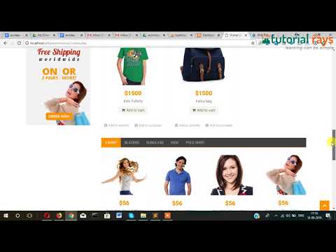 E Commerce Website using PHP MySQL || Introduction || Part 1 || Tutorial Rays
