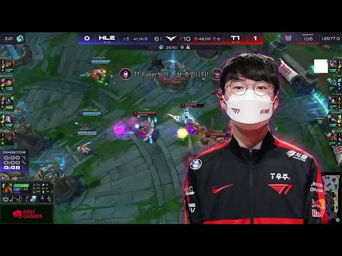 Faker's charm flash on HLE Cheoni | T1 vs HLE