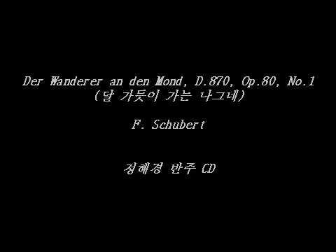 Der Wanderer an den Mond, D 870 (Franz. Schubert) - Accompaniment