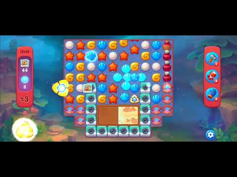 Fishdom Hard Level 12139 (No Boosters with extra moves and the Hammer) @choraelmin