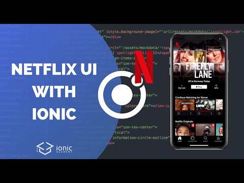 Building the Netflix UI with Ionic