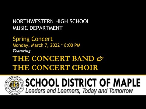 2022 NHS Spring Concert (Monday, March 7, 2022)