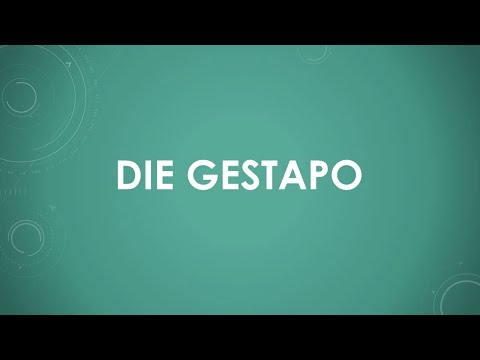 Die GESTAPO einfach und kurz erklärt
