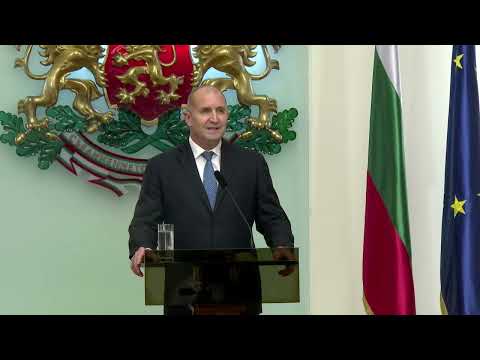❗🎥 На живо: Президентът Румен Радев с извънредно обръщение към нацията