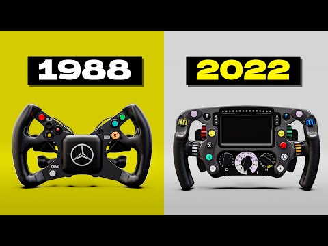 Evolution of F1 Steering Wheels #shorts