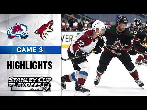 NHL Highlights | First Round, Gm3: Avalanche @ Coyotes - Aug. 15, 2020