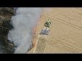 Fire in Weld County field