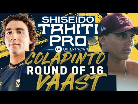 Griffin Colapinto vs Kauli Vaast | SHISEIDO Tahiti Pro - Round of 16 Heat Replay