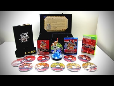 Street Fighter 25th Anniversary Collector's Set Unboxing (XBOX 360 & PS3)
