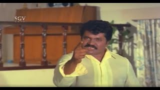 Tiger Prabhakar Decides To Become Smuggler In Front Of Police | Shakthi Kannada Movie Scene