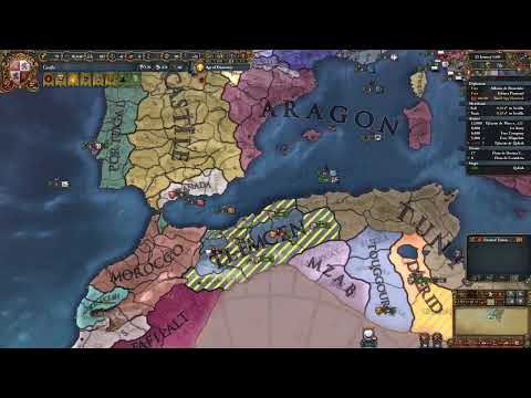 Eu4 Beginner 1.34 Walkthrough - First Wars - Castile/Spain #2