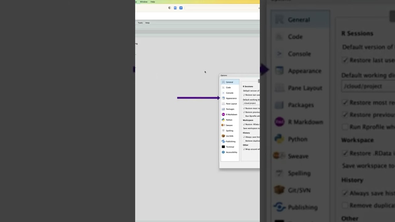 Change RStudio (posit.cloud) theme in 15 seconds!