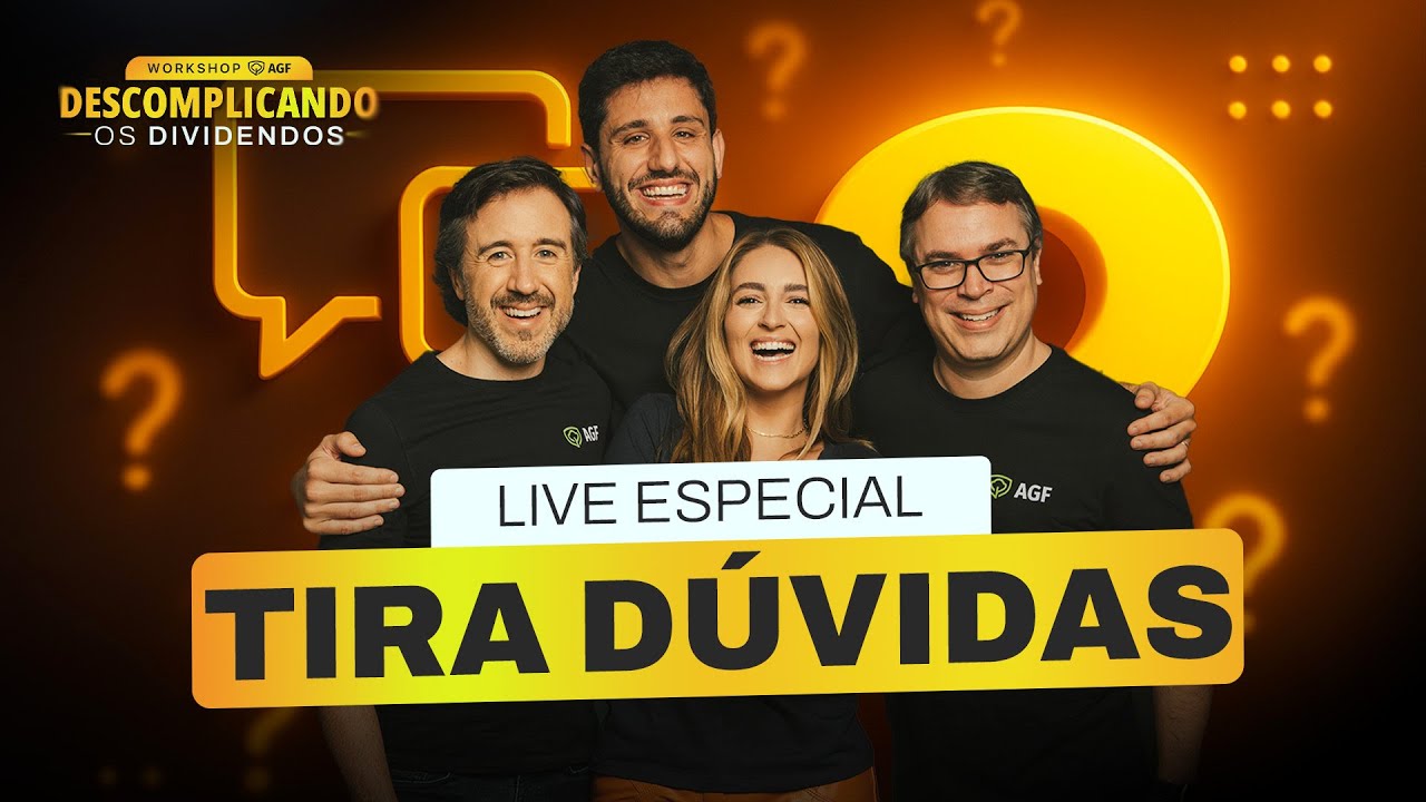 [LIVE ESPECIAL] Tira duvidas - Descomplicando os dividendos