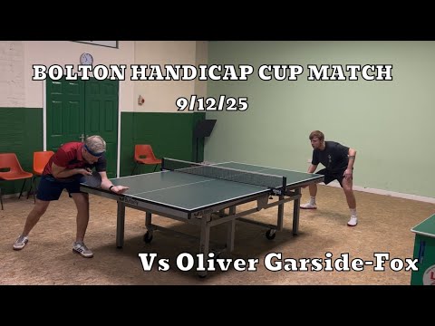 Neil Myatt vs Oliver Garside-Fox | Bolton Handicap Cup | 9/12/25