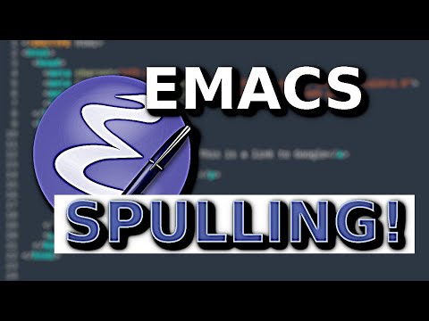 Emacs Spell Checking