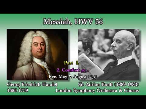 Händel: Messiah, Boult & LSO (1961) ヘンデル メサイア ボールト