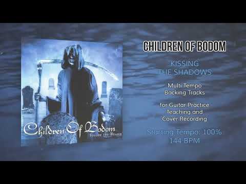 CHILDREN OF BODOM - Kissing the Shadows - 100% Tempo (144 BPM) Backing Track