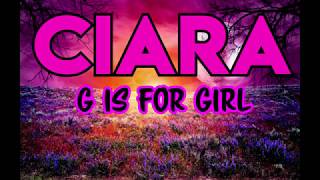 Ciara - G is For Girl Lyrics