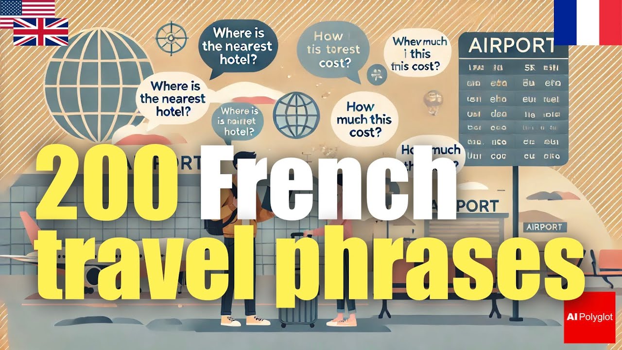 200 French travel phrases | Passive listening | Second Foreign Language | with hiragana episode artwork