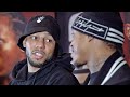 LYDON ARTHUR TAUNTS ANTHONY YARDE AS BOTH EXCHANGE WORDS DURING FIRST FACE TO FACE!