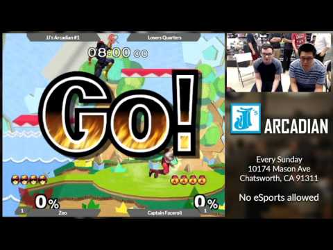 JJ's Arcadian #1 - Zeo (Falcon) vs. Captain Faceroll (Sheik) - Losers Quarters
