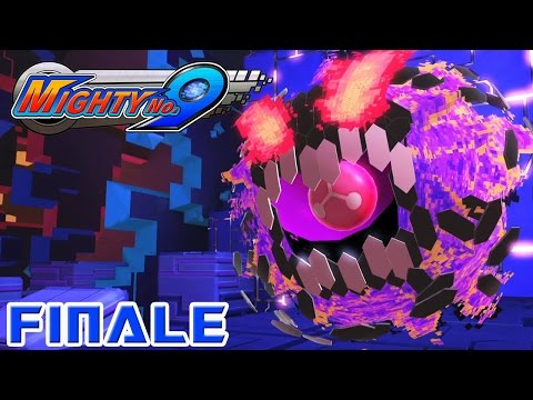 Mighty No. 9 - Walkthrough Part 12 Battle Colosseum Final Boss FINALE ENDING
