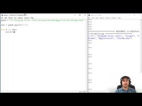 How To Split Windows Path With Python