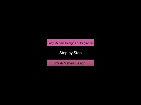 Easy & Unique Mehndi Design
