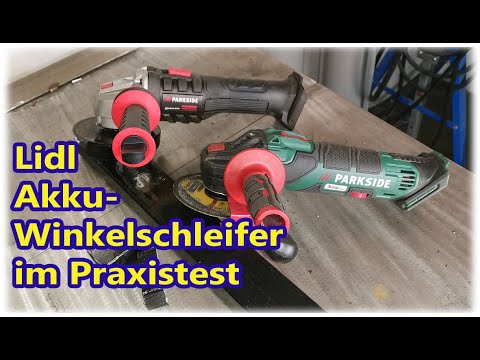 Parkside® Lidl Akku Winkelschleifer im Test