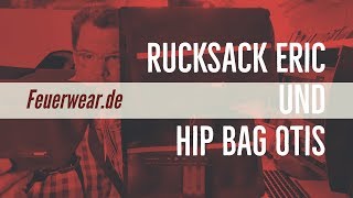 Feuerwear - Hip Bag Otis und Rucksack Eric in der näheren Betrachtung