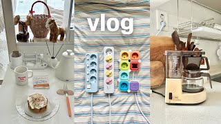 Living alone in Jeju island | House cleaning | new coffee machine | wood carving | weekend vlog