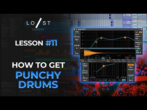 (English) EDM Drums : Bus processing - Compression [How to make EDM in Ableton Live]