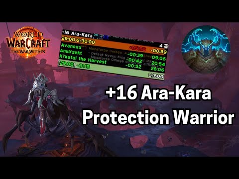 Ara-Kara, City Of Echoes | Tank Protection Warrior PUG POV | TWW SEASON 3 M+