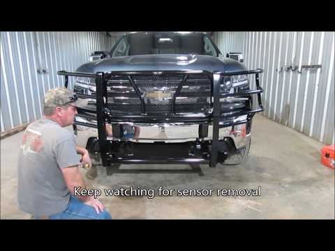 Frontier Grille Guard 2019 Chevy Silverado Installation