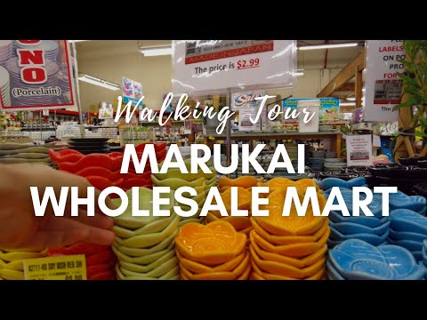 Passeio a pé | Honolulu, Havaí | Marukai Wholesale Mart 🍙
