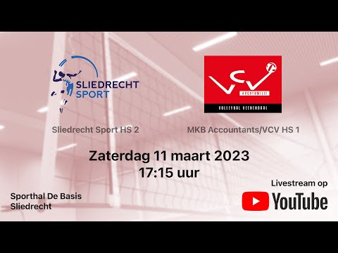 Sliedrecht Sport HS 2 vs. MKB Accountants/VCV HS 1, Volleybal Topdivisie Heren