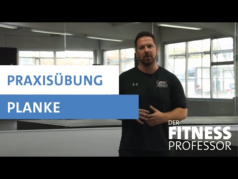 Praxisübung: Planke / Ellbogenstütz zur Rumpfstabilisation