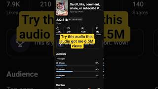 Try this audio 🎧