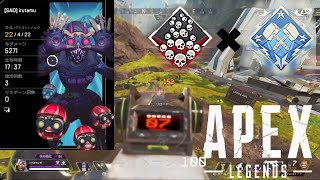 【Apex Legends】ダブハン爪痕取るならR-99 22キル5271ダメージ