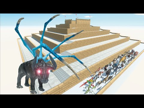 ESCAPE FROM ALIEN GORGON - UPHILL COURSE - ARBS - Animal Revolt Battle Simulator