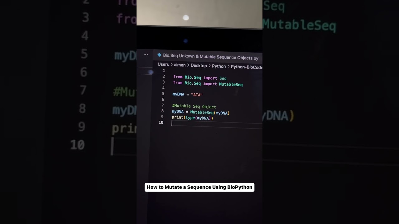 How to Mutate a Sequence Using BioPython